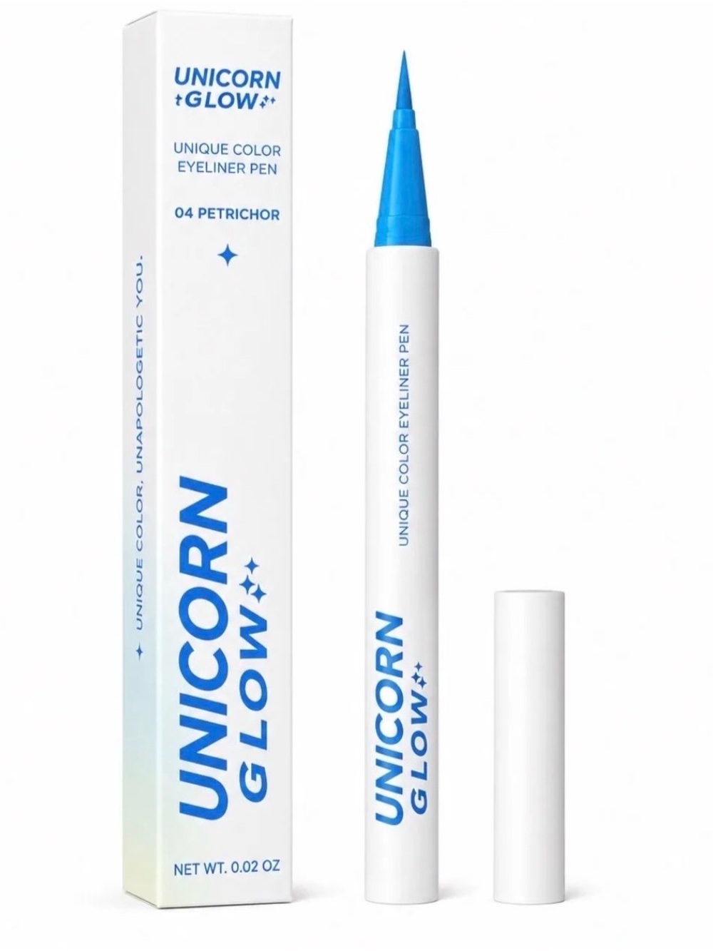 UNICORN GLOW Unique Color Eyeliner Pen – 04 Petrichor (Blue)